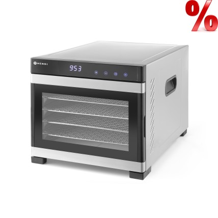 MAISTO PRODUKTŲ DŽIOVYKLĖ PROFI LINE, 6 lentynos 230V/650W, 342x485x(H)309mm-Hendi